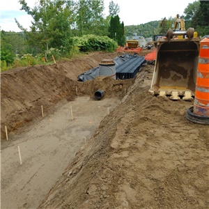 Design and construction of sediment traps, municipality of Lac-Beauport