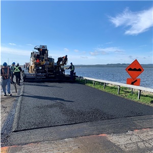 Supervision of road pavement in Magdalen Islands