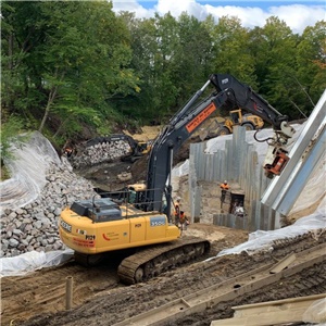 Segments of Pincourt Creek shoreline stabilization, Québec City